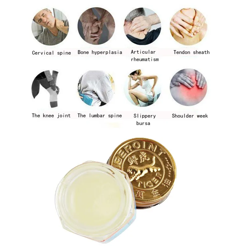 Тайланский тигровый красный бальзам и белый Золотая Звезда пластырь мазь для