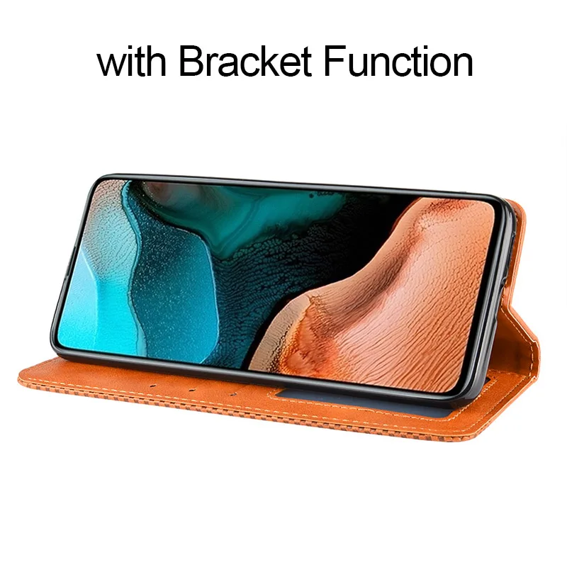 

POCO X3 NFC Case for Xiaomi Mi Pocophone POCO X3 X2 F2 Pro 9T Redmi Note 8 9 Pro 9S 9A Case Luxury PU Leather Wallet Flip Cover