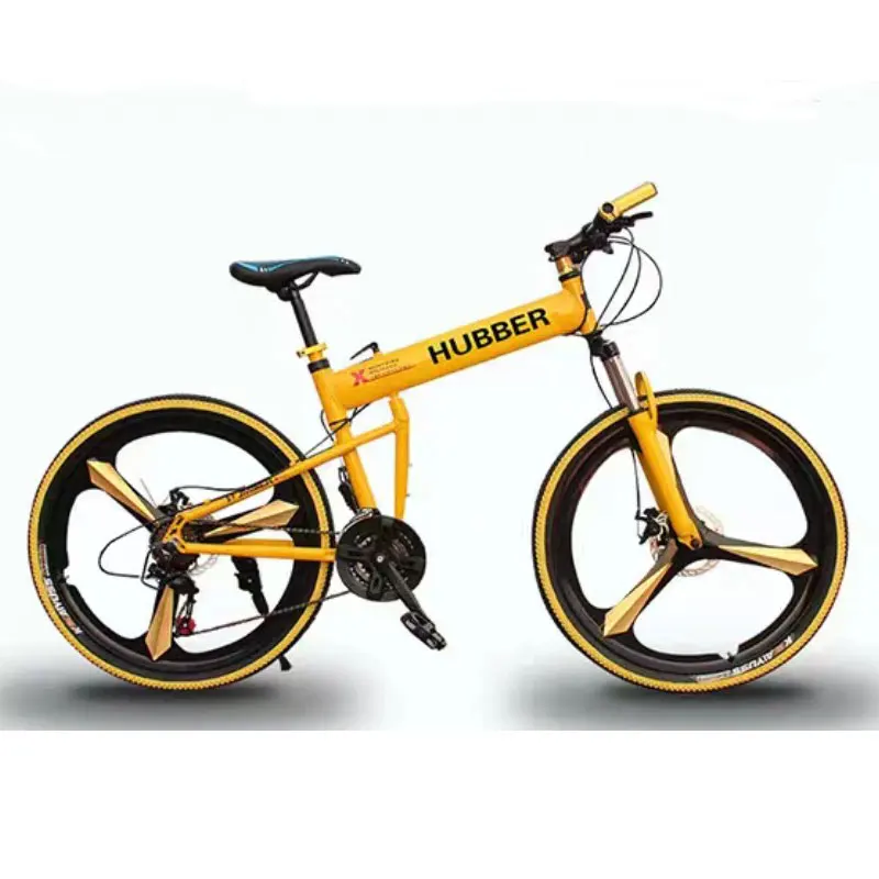 Складной горный велосипед с двойной амортизацией рама из алюминиевого сплава