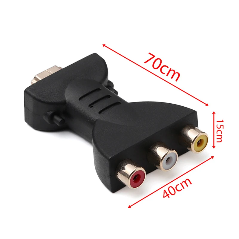 Совершенно новый преобразователь HDMI-совместимый с RCA AV/RGB/RC видеобокс HD 720*1080