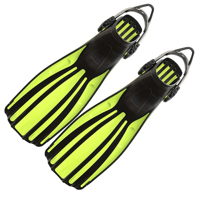 

Swimming Fins Diving Flippers Quick Release Open Heel Flippers Free-Diving Lung Equipment Frog Shoes Deep Diving Foot Mask Sale