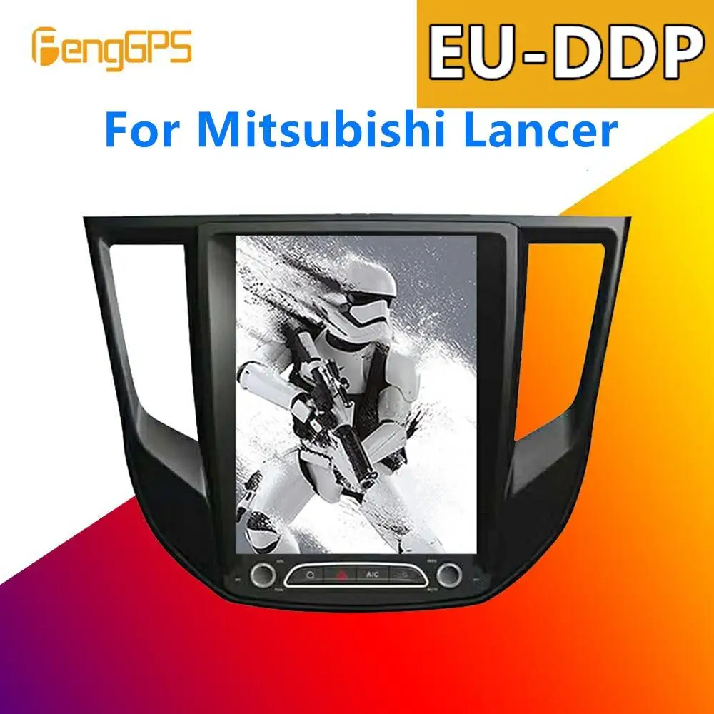 Автомобильный DVD-плеер Tesla Android 10 4 дюйма без мультимедиа радио для Mitsubishi Lancer 2017 +