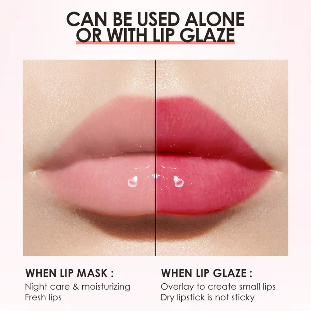 Hydrating Lip Gloss Non-Stick Long Wearing Lip Oil Reduce Dryness Moisturize and Repair Transparent Lipstick Primer