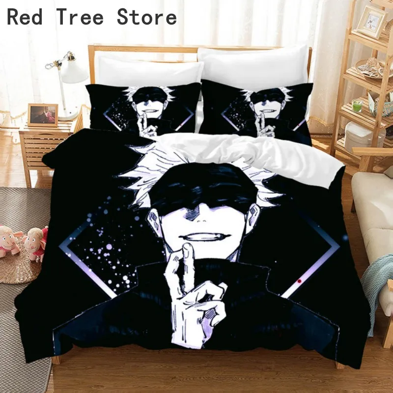 

Jujutsu Kaisen Bedding Set Japan Anime Cartoon Duvet Cover Sets Comforter Bed Linen Twin Queen King Single Size Dropship Gifts
