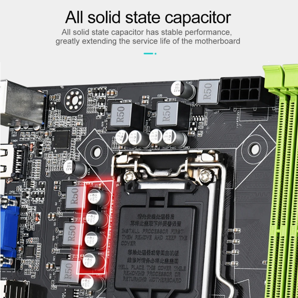 

H310C Computer Motherboard M-ATX DDR3 16G USB 3.0 SATA 3.0 Mainboard Support for Intel LGA1151 6/7/8/9100F/9400F