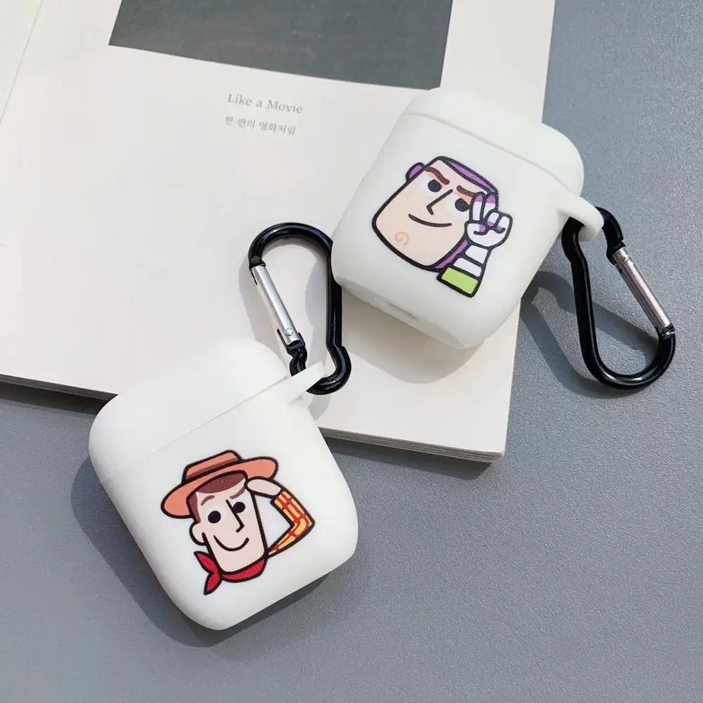 Приятный мягкий силиконовый чехол для наушников из ТПУ AirPods игрушек с
