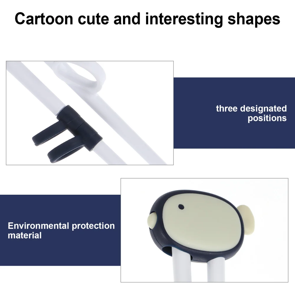 

1 Pair Cartoon Baby Training Chopsticks Kid Chopsticks Study Learning Chopsticks