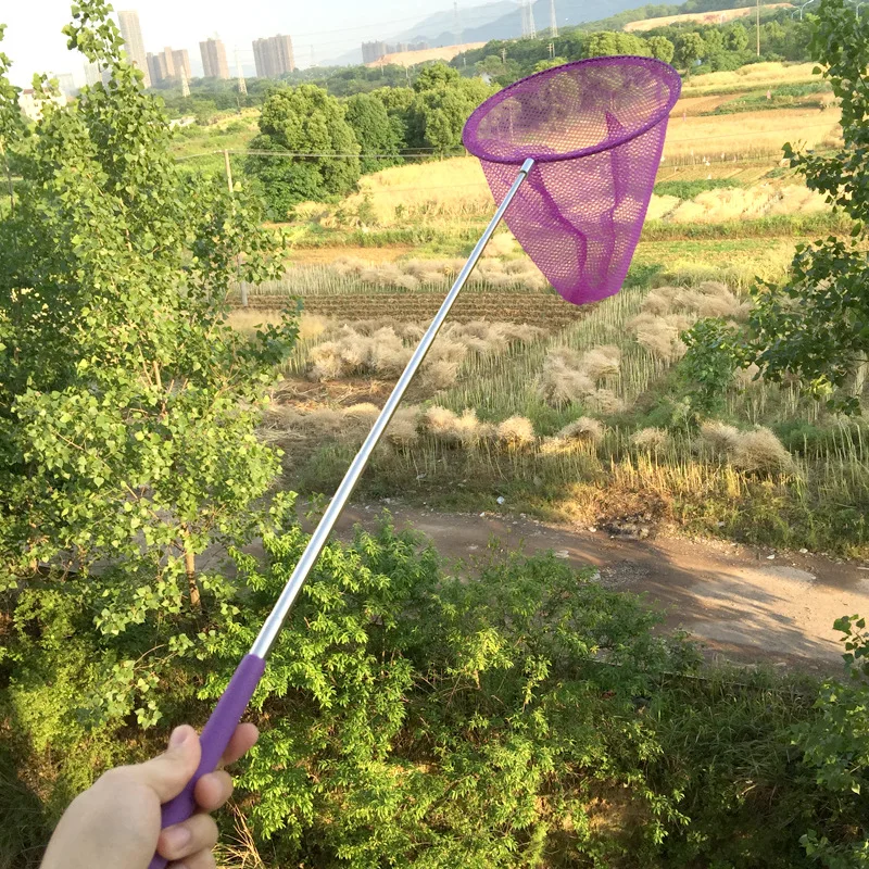 1 телескопическая сеть бабочка идеальная ловля жуки насекомые маленькая рыба