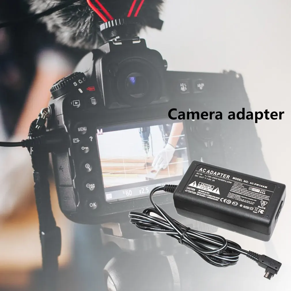 AC PW10AM адаптер питания переменного тока для цифровой камеры Sony Handycam NEX VG10 FS700 Alpha SLT