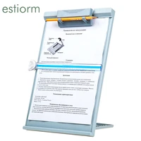 desktop document holder for typing desk copy holder with adjustable clip a4 document reading standpage paper copyholder