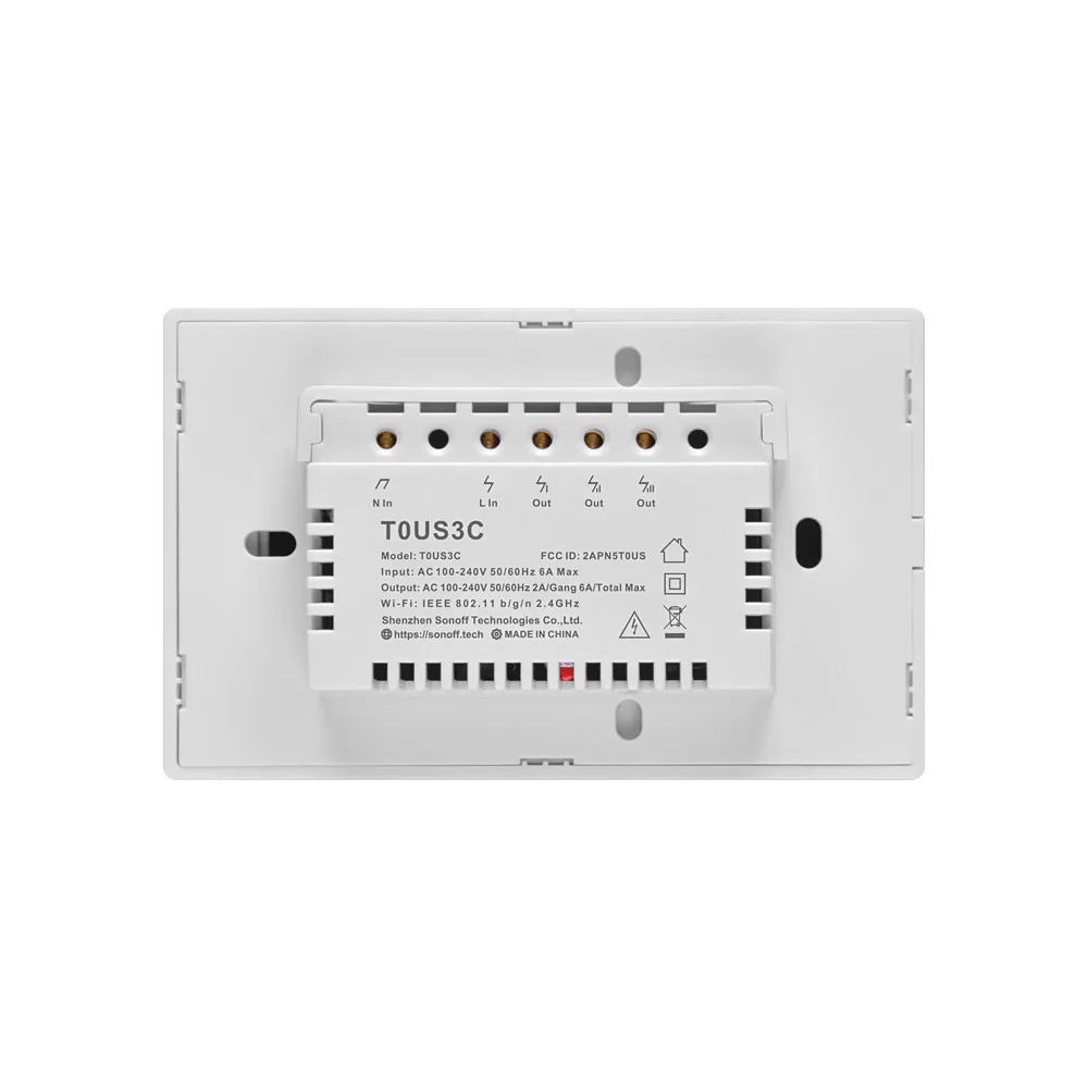Переключатель Sonoff TX T0 US 1/2/3C с поддержкой Wi Fi|Модули для умного дома| |