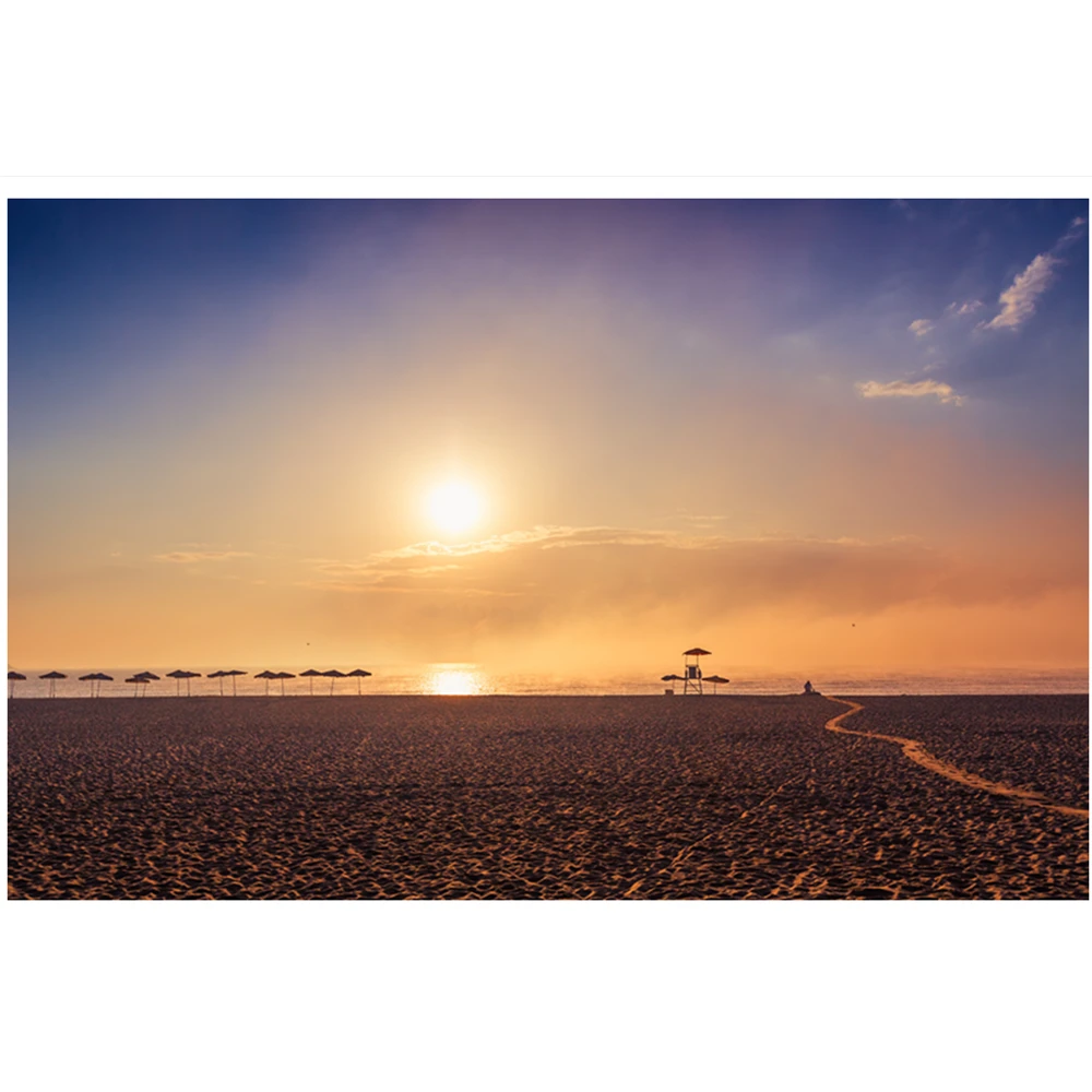 

Colorful print Beach sunrise/sunset Wall Tapestry Wall Hanging Psychedelic Tapestry Decor for Bedroom Living Room M324