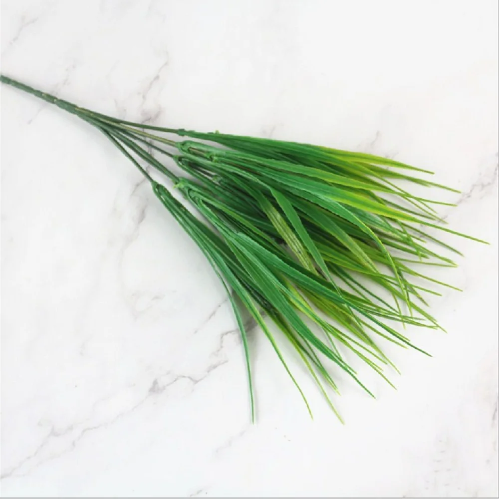 Два Стиль искусственная Цветочная подделка растения сосновые ветки 7 вилка