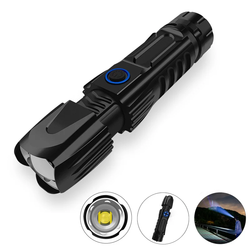 XANES W69 XHP90/70/50 масштабируемый 5 режимов USB фонарик 26650 батарея лампы тактический