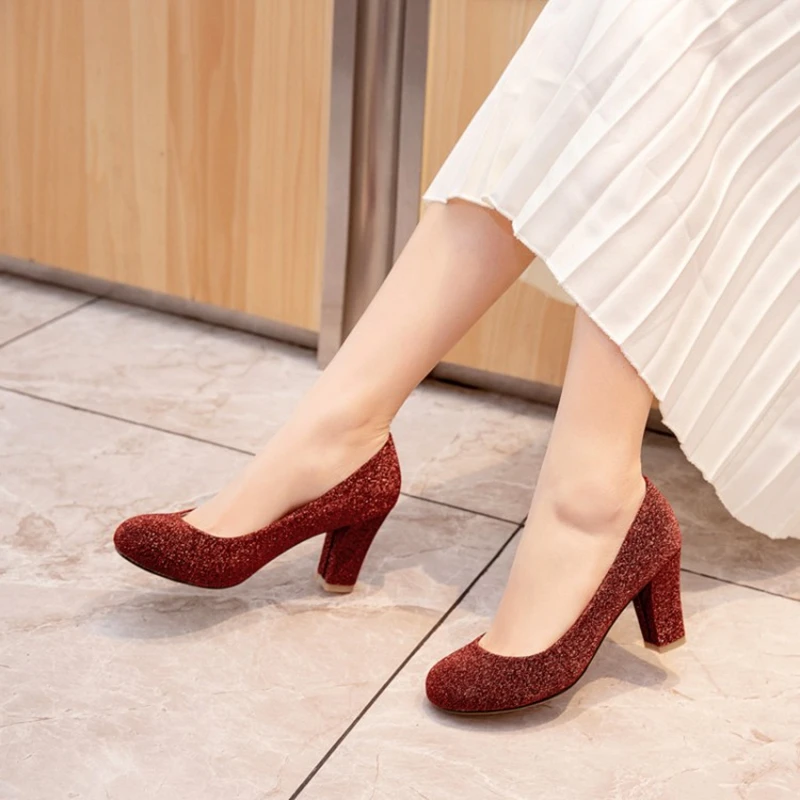 Новая женская обувь больших размеров 31 47 модельные туфли лодочки на высоком