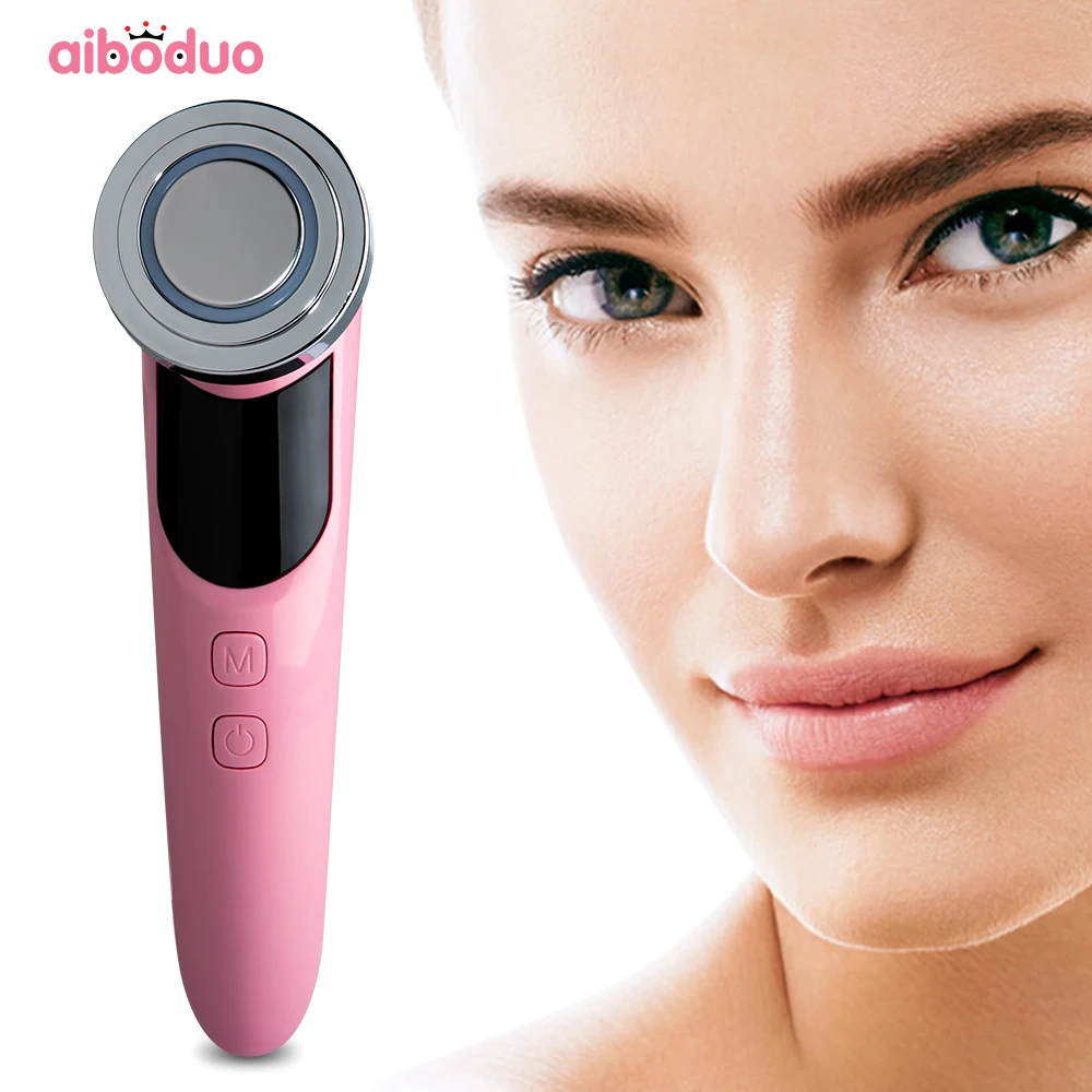 

LED Facial Lifting Face Massager Skin Care Rejuvenation Radio Mesotherapy Beauty Vibration Wrinkle Removal Anti Aging Frequency