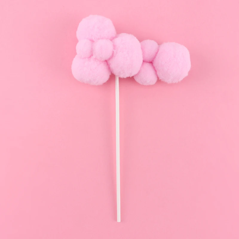pink cloud 1pcs Cakelove Радуга Единорог торт Топпер облако флажки для торта на день рождения Дети сувениры декорирование тортов капкейк Топпер для свадьбы десерт - Цвет: pink cloud 1pcs