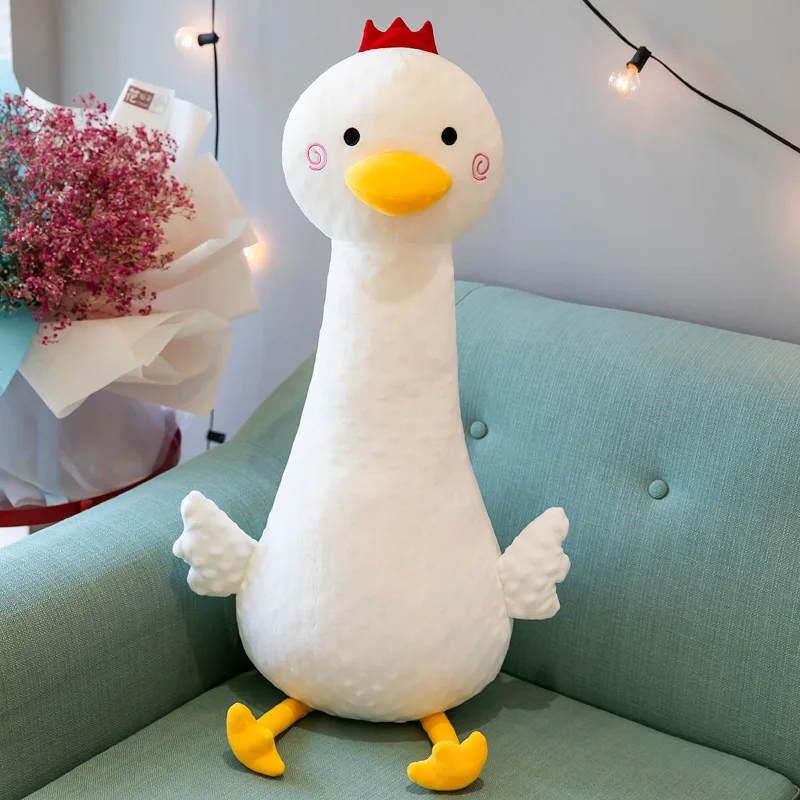 

60 cm stuffed toys duck cartoon throw pillow Little Duck doll 80 cm