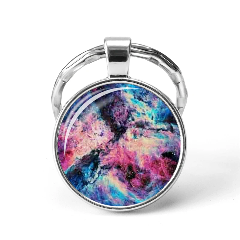 Цепочка для ключей с подвеской в виде Земли Луны звезд планеты | Украшения и