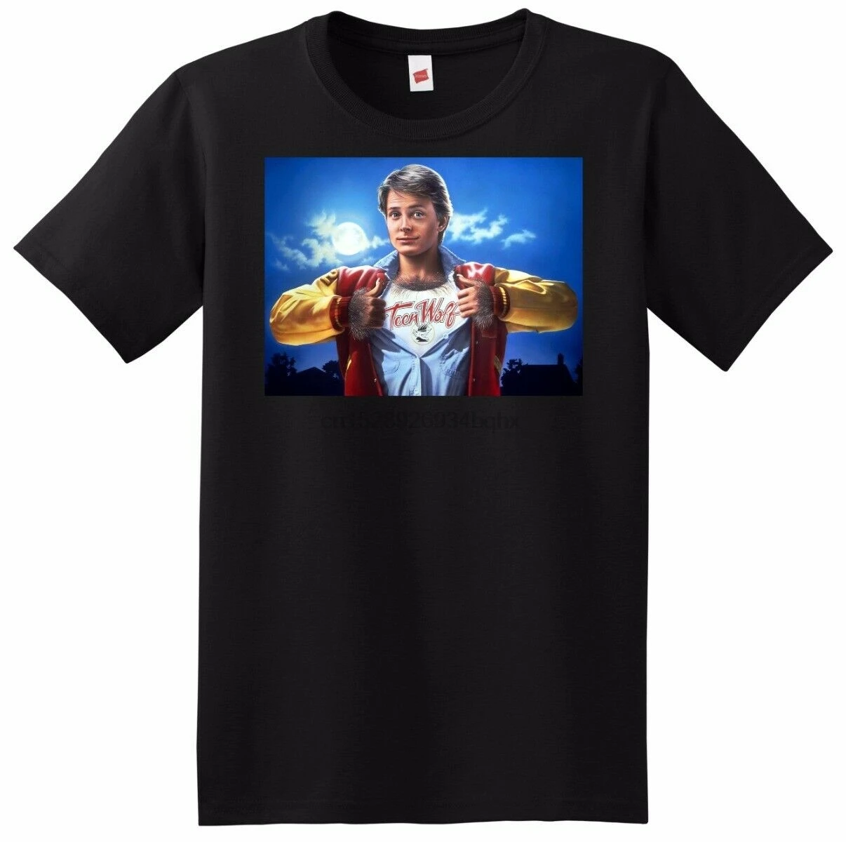 Футболка с изображением волка подростка bluray poster tee маленькие и средние размеры XL|