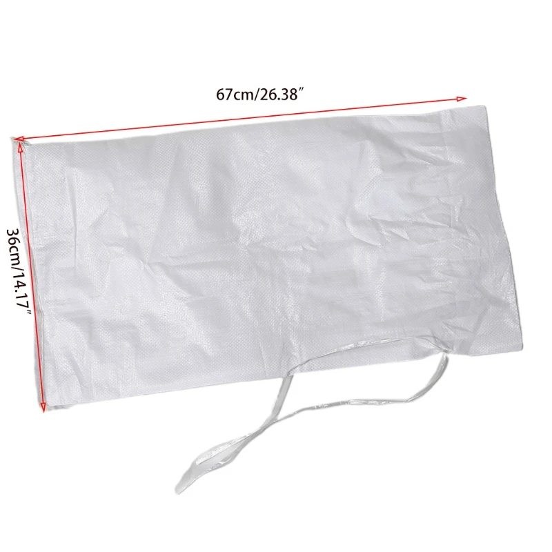 

Мешок Пескоструйный белый, 26,38x14,17 дюйма, 10 шт.