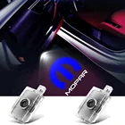 Для Chrysler M Логотип MOPAR Автомобильная дверь светодиодный значок светильник для Lancia Thema SRT 200 300 Sebring Ghost Shadow проектор лампа аксессуары