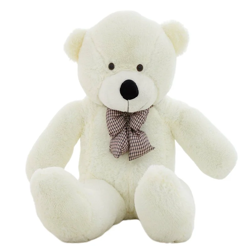 Новый гигантский белый плюшевый мишка 48 дюймов Большая мягкая плюшевая игрушка