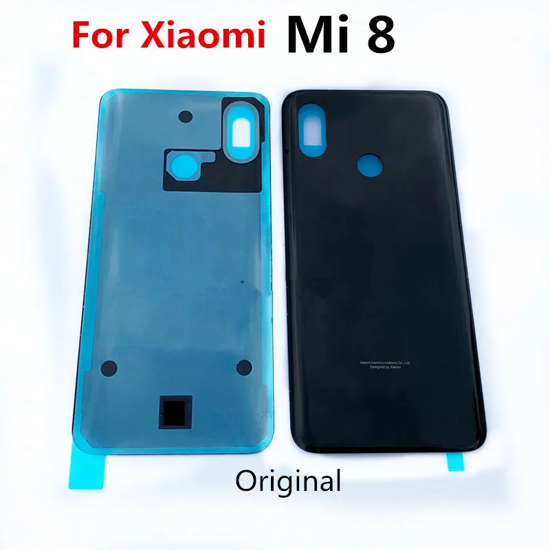 Новинка заднее стекло для Xiaomi mi 8 mi8 Крышка батарейного отсека задняя крышка