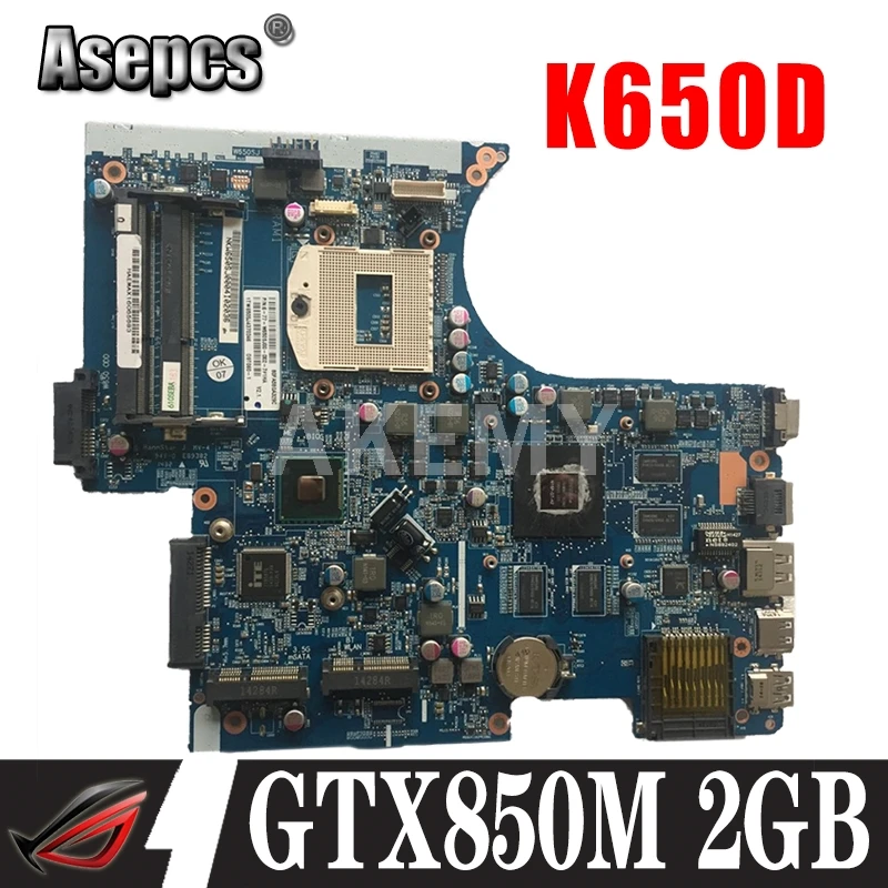 

AKemy W650SJ W650SC for CLEV0 K650D G150S K610C K590C notebook motherboard 6-71-W65J0-D02 PGA947 GPU GTX850M 2GB 100% test work