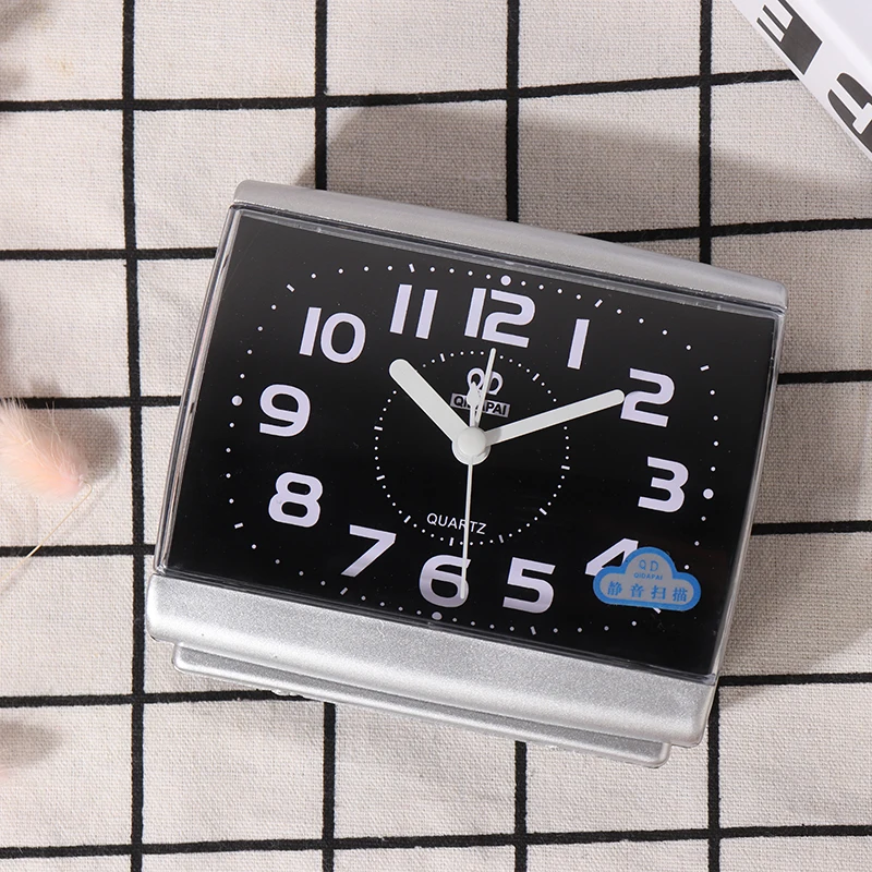 Минималистичный легко читаемый будильник прикроватный стол для путешествий