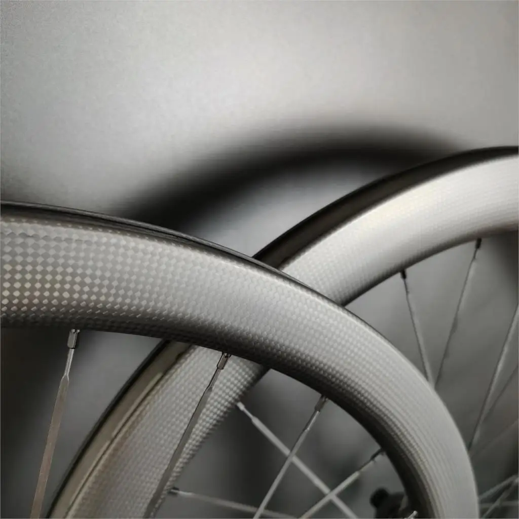 700C дорожный дисковый тормоз Углеродные колеса передние 38 мм задние 50 Глубина 25