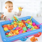 10 шт.компл. детская Магнитная рыболовная игрушка интерактивные игрушки для родителей и детей водные игрушки Детская рыба детская игрушка для ванной уличная игрушка