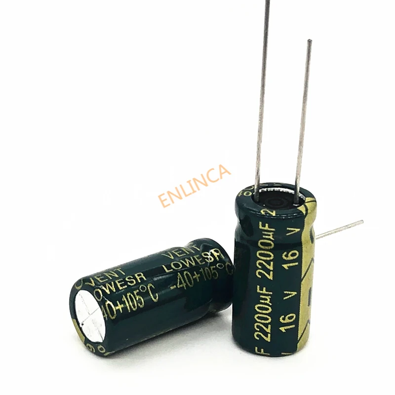 

16V 2200UF 10*20 high frequency low impedance aluminum electrolytic capacitor 2200uf 16v 20%
