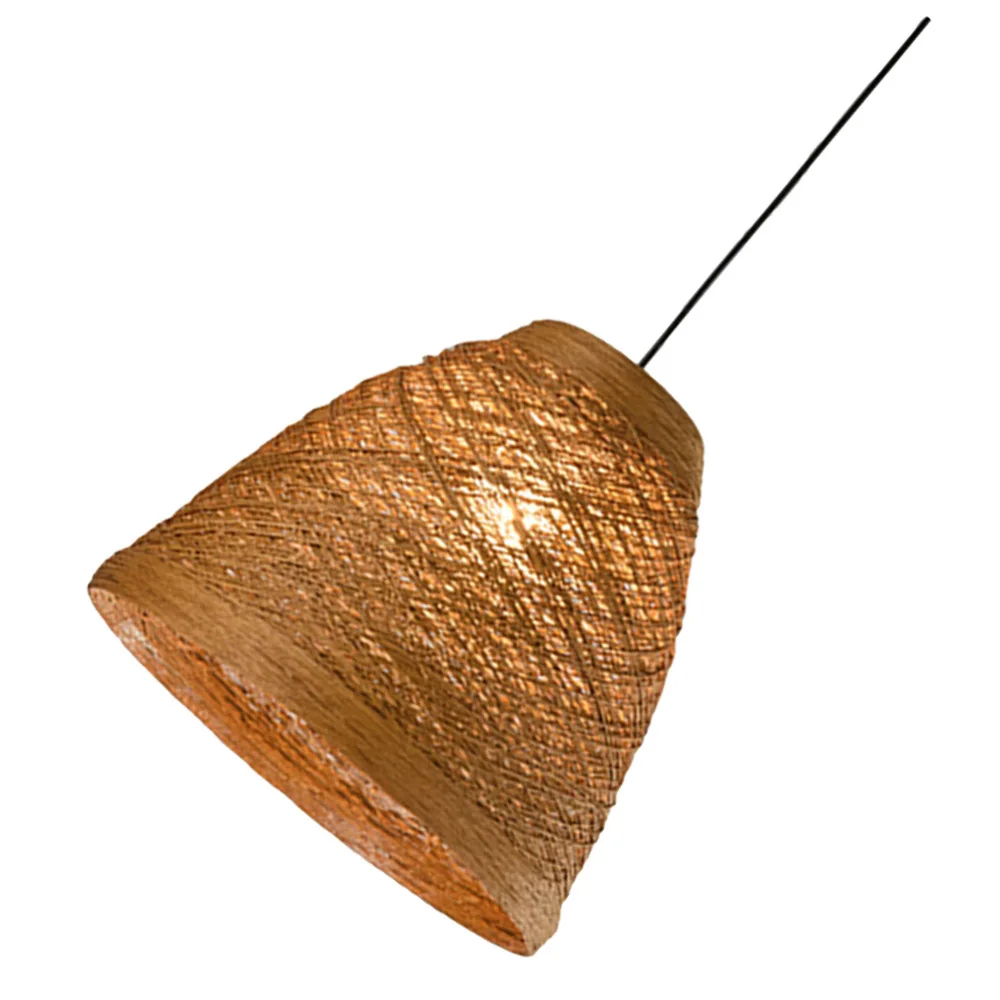 

Woven Bamboo Pendant Light Retro Rattan Pendent Light Rattan Ceiling Light