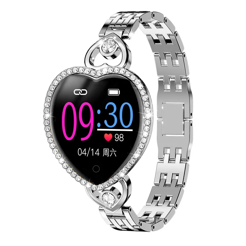 Смарт-часы FEOOE для девочек умный Браслет влюбленных пульсометр Bluetooth спортивные