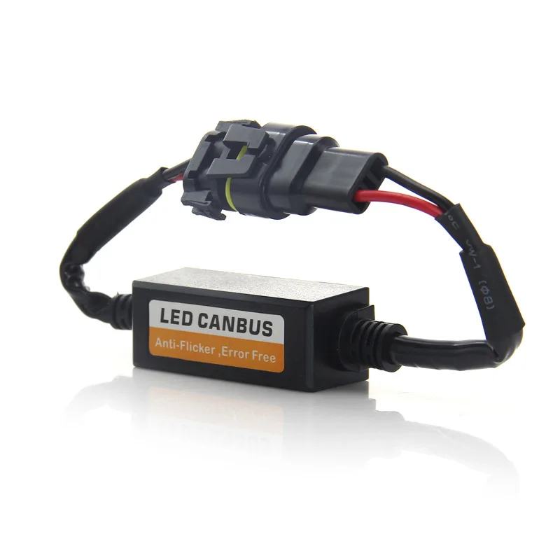 2X H7 Headlight LED Canbus Decoder Canceller Error Free Resistor Anti Flicker Daytime Running Light Relay Harness 30CM | Автомобили и