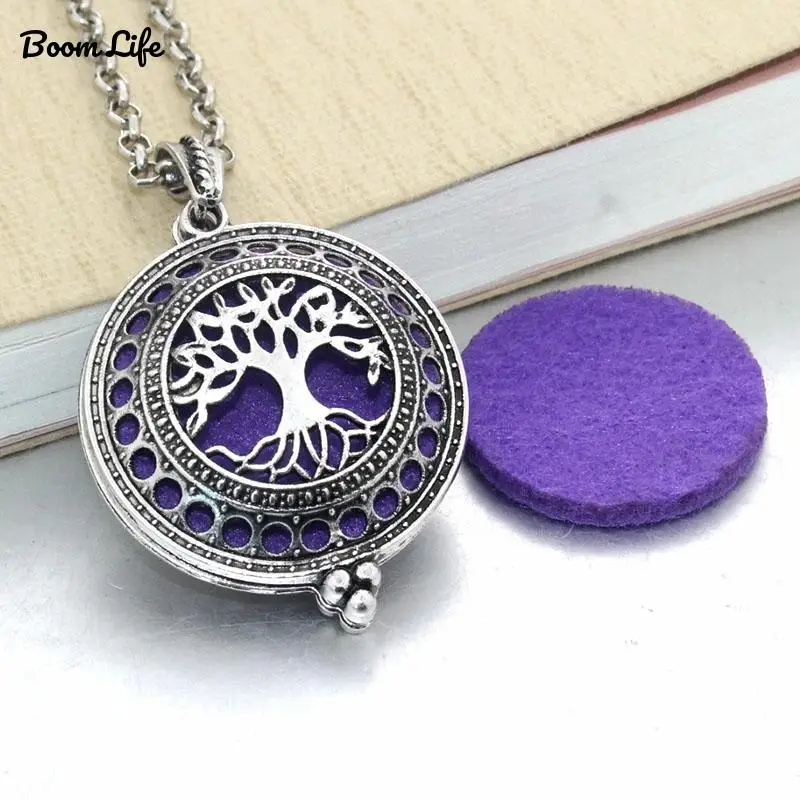 

10pcs Aroma Diffuser Necklace Open Antique Vintage Lockets Pendant Perfume Essential Oil Aromatherapy Locket Necklace With Pads