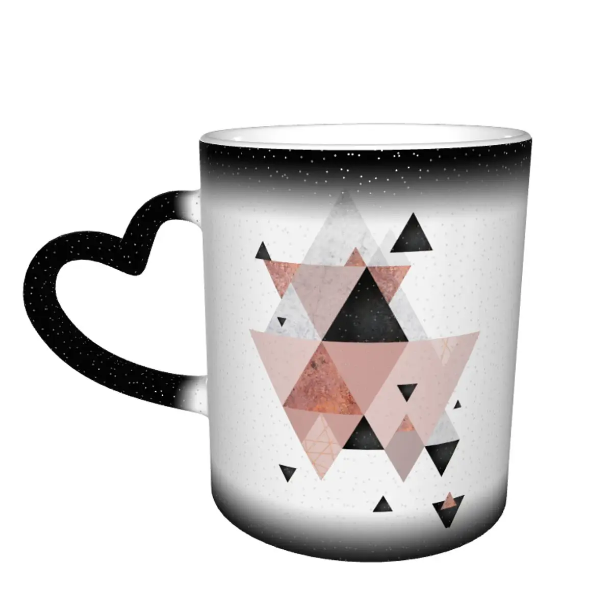 

Geometric Mug The Changes Color Wholesale Mug Colored Ceramic Chat Cups