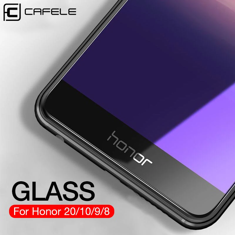 CAFELE защита для экрана закаленное стекло Huawei Honor 20 Pro10 9 8 Lite V10 2.5D HD Прозрачная
