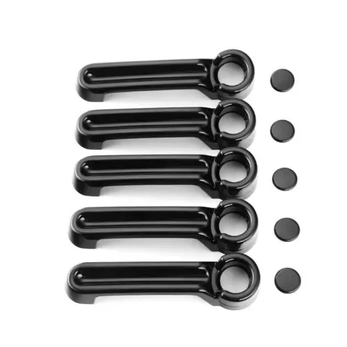 Накладка на внешнюю дверную ручку и крышку багажника для Jeep Wrangler JK 07-17 Black 4Dr |