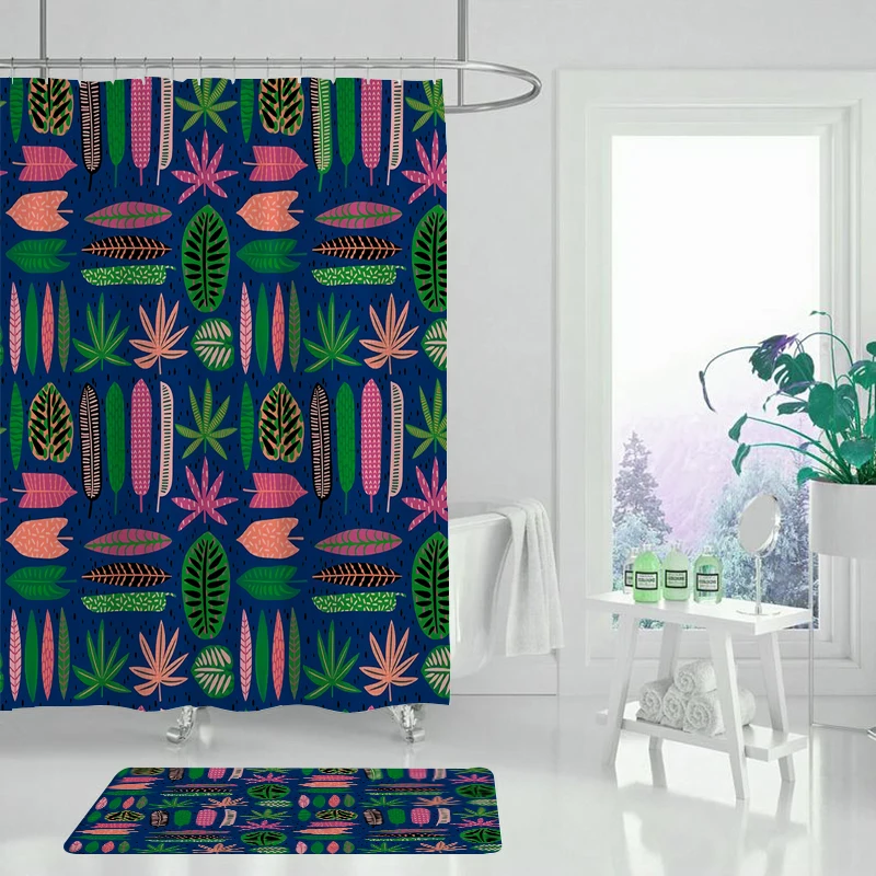 Полосатая душевая занавеска в стиле ретро текстурный комплект для украшения