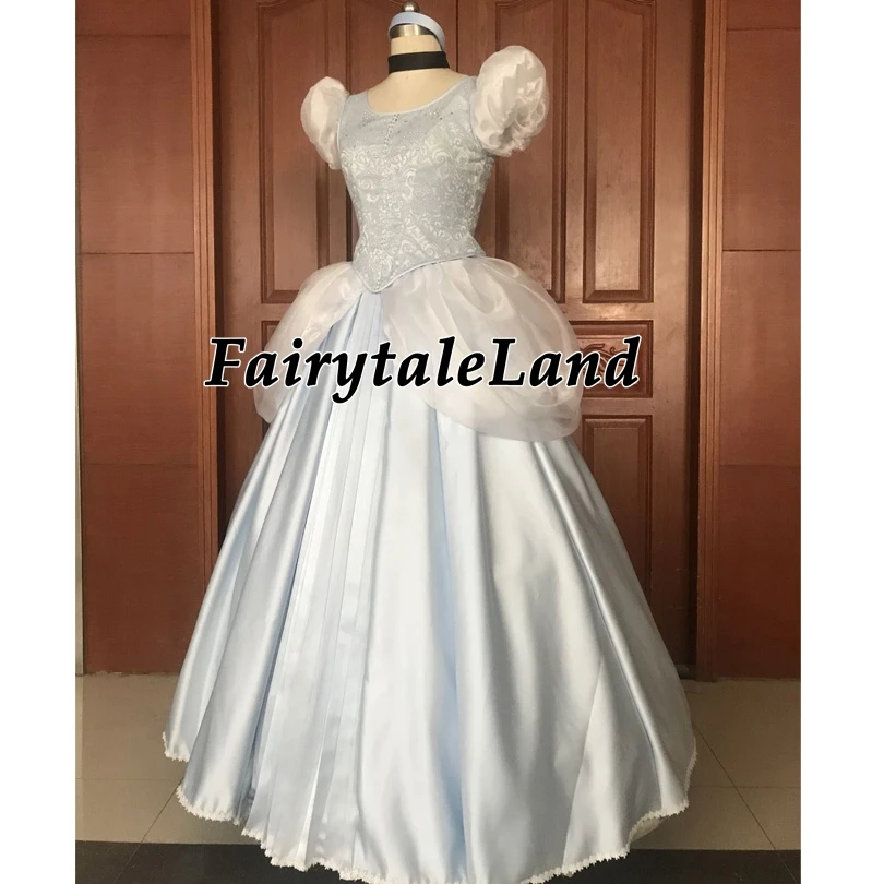 2020 Модный Костюм Золушки косплей на Хэллоуин платье принцессы день рождения