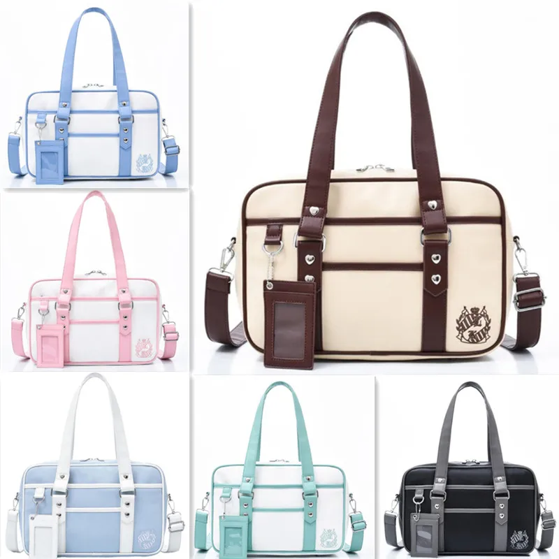 Оригинальные сумочки JK для школьниц из искусственной кожи с рисунками аниме