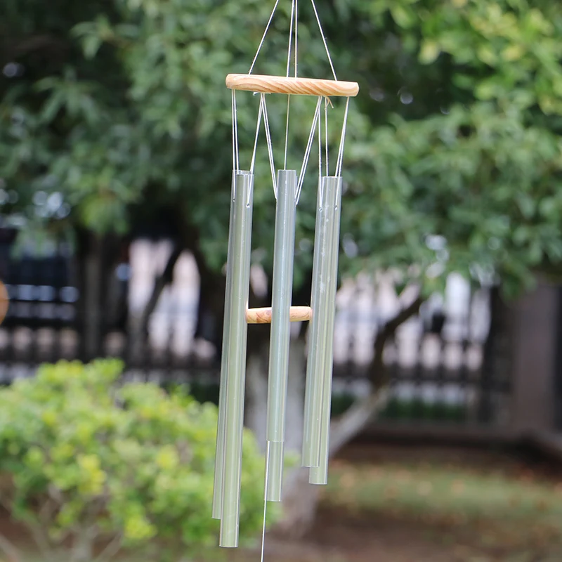 1PCS Antique Amazing Grace Deep Resonant 6 Tube Copper Wind Chimes Chapel Bells Windchimes Hanging Home Decoration images - 6