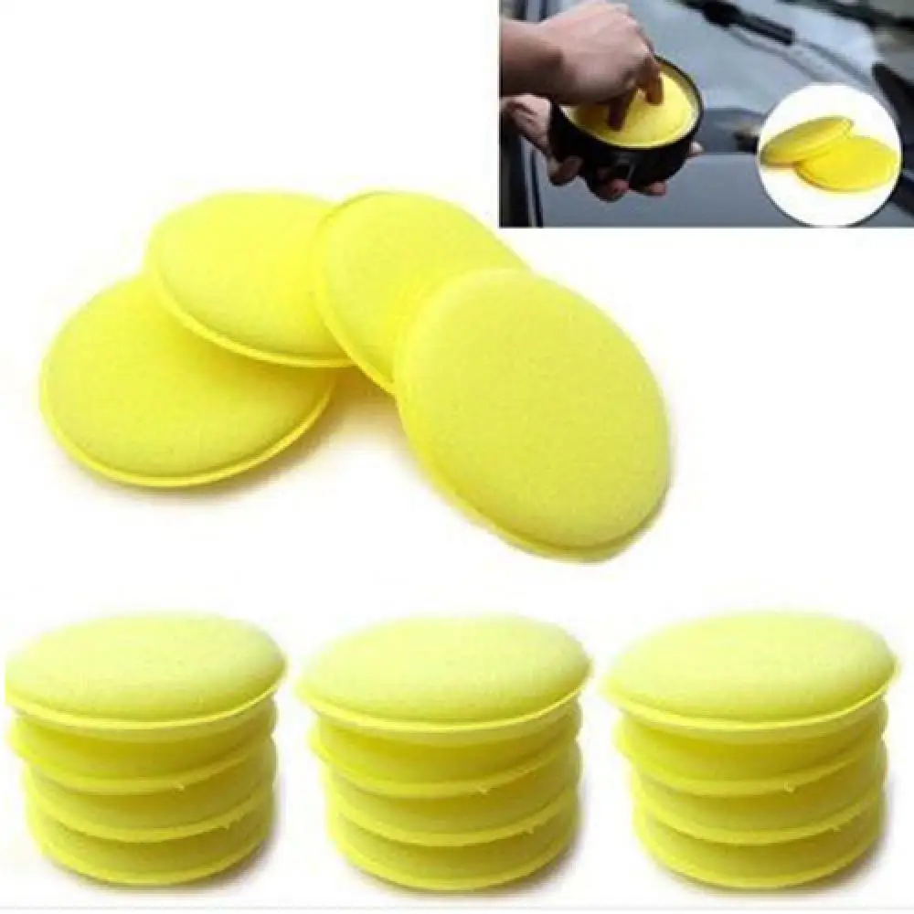 

55% Hot Sales!!! 12Pcs Waxing Polish Sponge Applicator Pads for Cleaning Cars Vehicle Glass