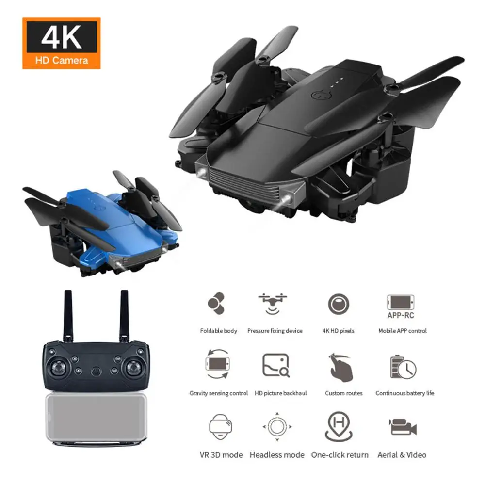 Дрон K2 2 камеры 4K WiFi FPV возврат одной кнопкой | Игрушки и хобби