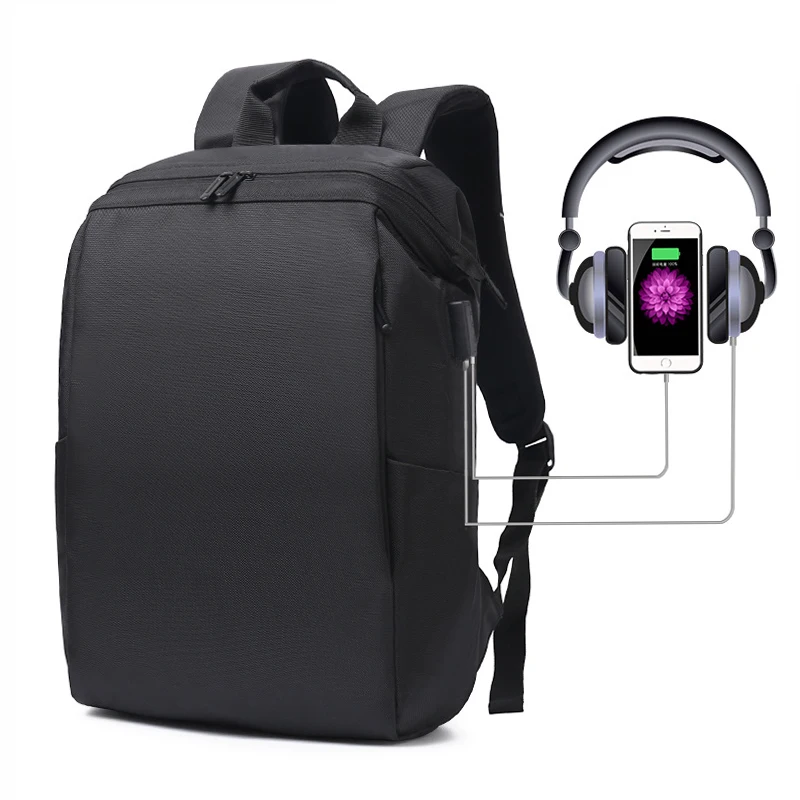 Мужской рюкзак с защитой от кражи водонепроницаемый usb зарядкой для ноутбука 15 6