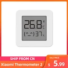 Bluetooth-термометр Xiaomi Mijia 2, беспроводной электрический цифровой гигрометр, умный термограф с приложением Mijia для умного дома Mi