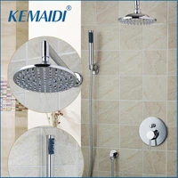 kemaidi ceilling bathroom rain shower chuveiro set hotcold 8 rainfall faucet shower head bathtub shower set handheld shower