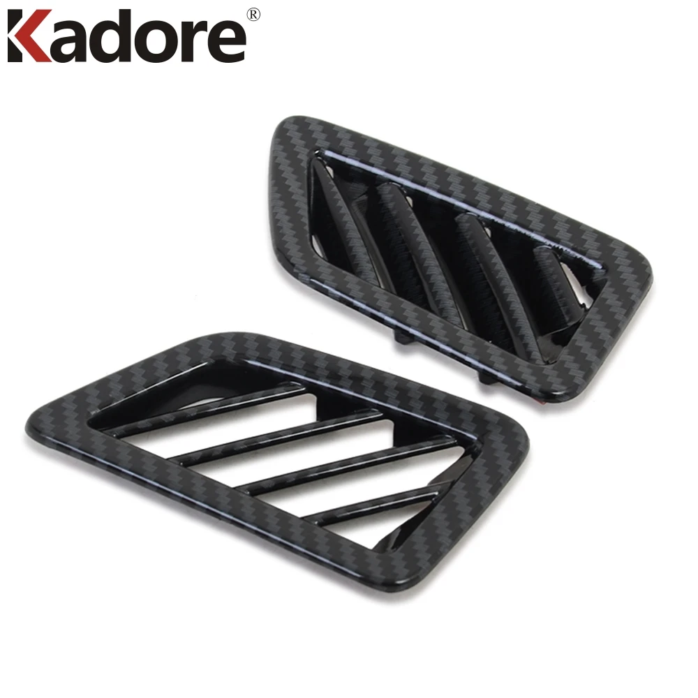 Для Kia SELTOS 2019 2020 углеродное волокно ABS покрытие приборной панели кондиционер